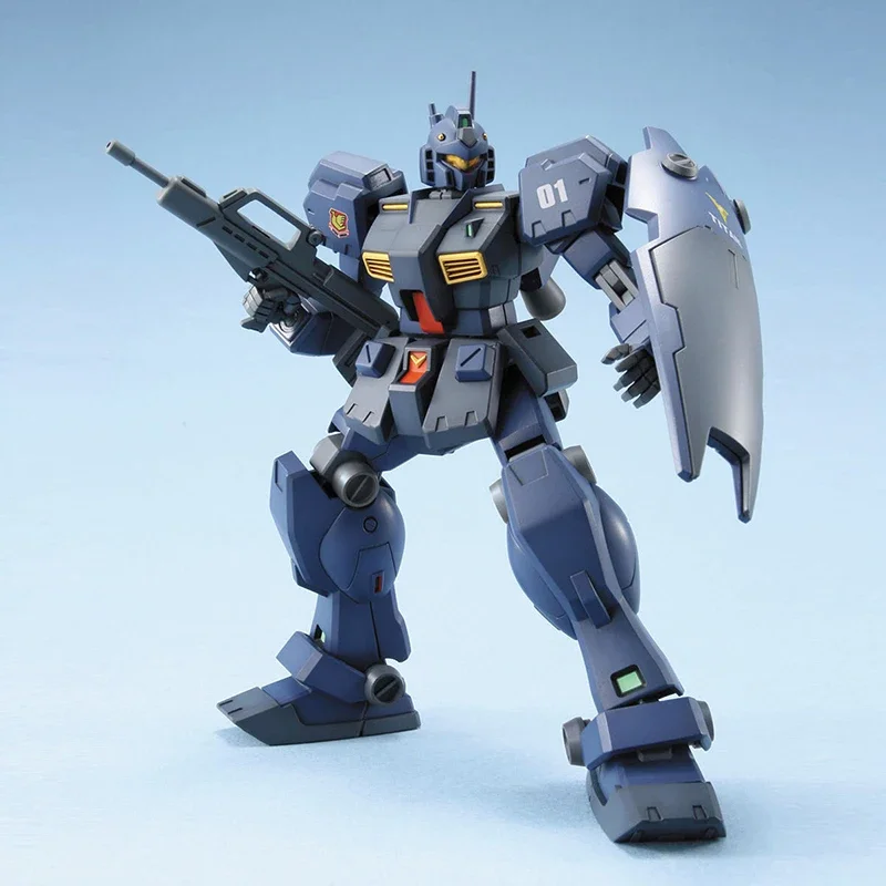 Bandai – Kit de figurines Gundam HGUC 1/144 RGM-79Q GM, Collection de figurines authentiques, jouets d'action, pour enfants