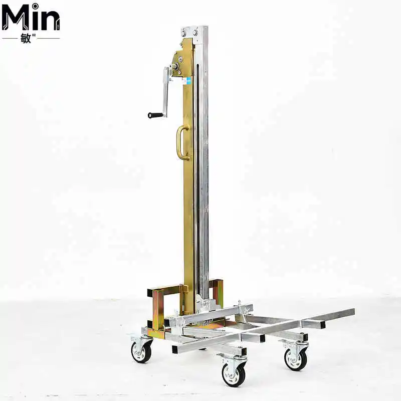 80KG Load Capacity Foldable Portable Manual Lift Trolley Multifunctional Hand Stacker for Unloading Transport Warehouse
