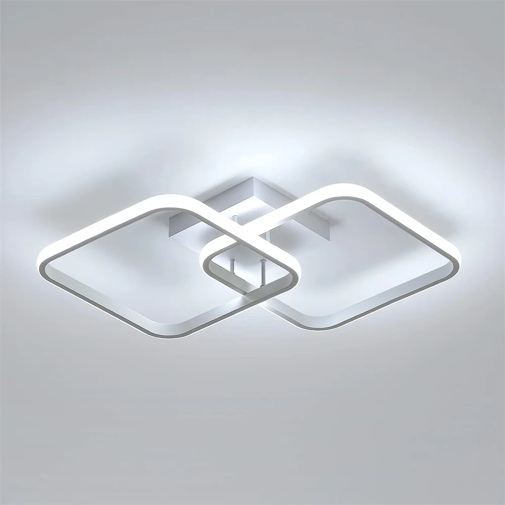 

Modern LED Ceiling Light, Flush Mount Ceiling Light, Acrylic Ceiling Lamp for Hallway Living Room, Dining Room, Kitchen, Bedroom