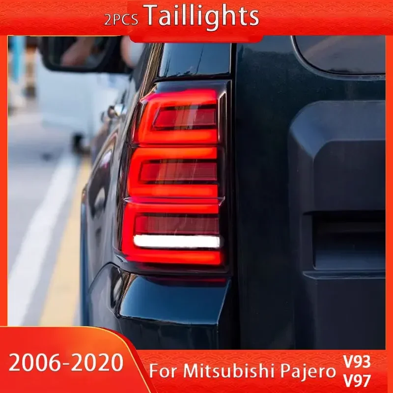 

Автомобильный задний фонарь для Mitsubishi Pajero V97 V93 V98 2006-2020, светодиодные задние правые задние стоп-сигналы, задние фонари в сборе, задние фонари