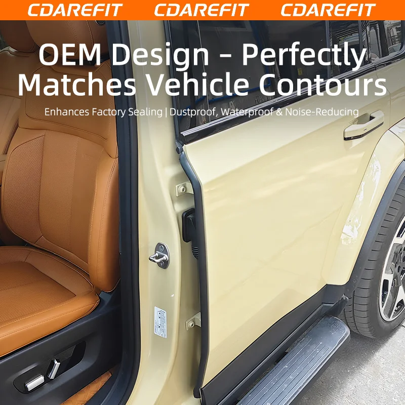 For Chery ICAR/iCAUR V27 B‑Pillar Sealing Strip Dustproof Sound Insulation Strip Wind Noise Reduction Shock Absorbing Strip