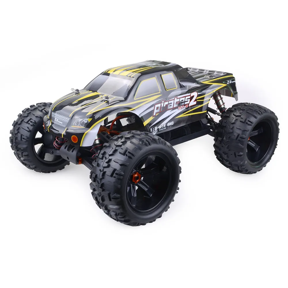 Für zd racing 2,4 1/8g 4wd bürstenloses rc auto graues color body shell ersatzteile