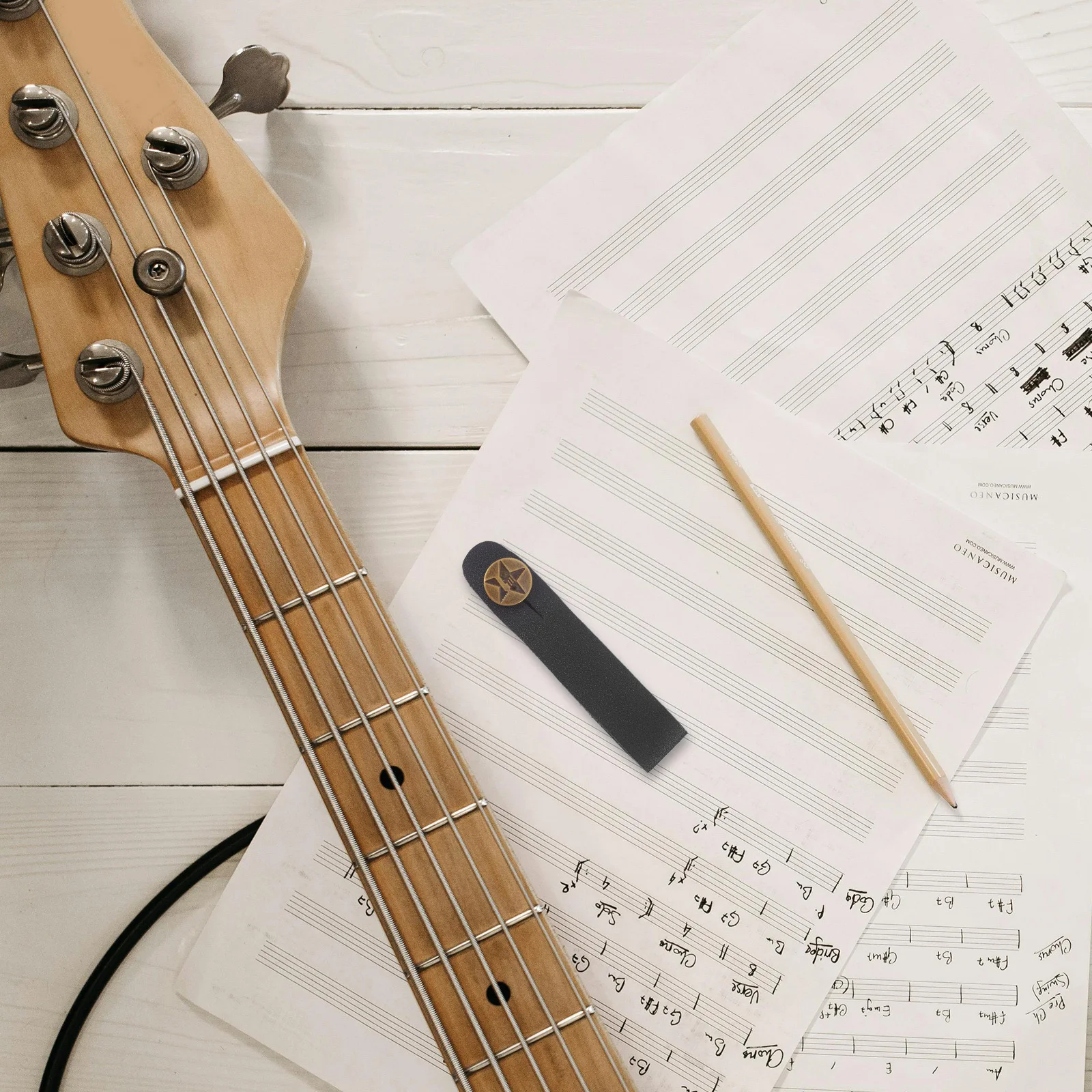 

1Set Guitar Headstock Strap Tie Antislip Buckle Durable for Acoustic Electric Ukulele Accessories Cool Guitar Accessories