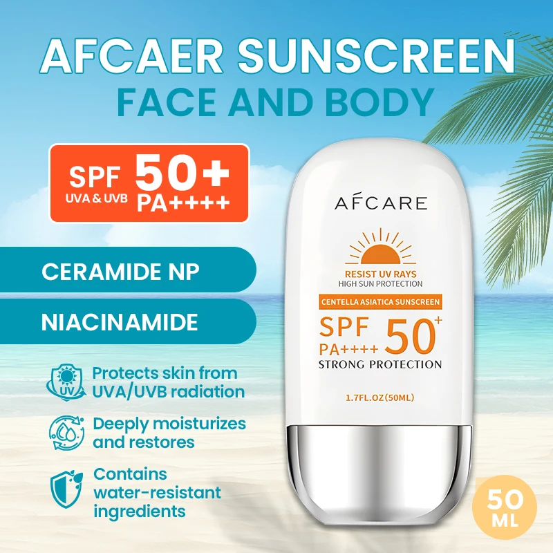 

Корейский солнцезащитный крем Centella для облегчения солнца SPF 50+, высокая защита от солнца, увлажняющий, увлажняющий кожу, солнцезащитный лосьон, контроль жирности