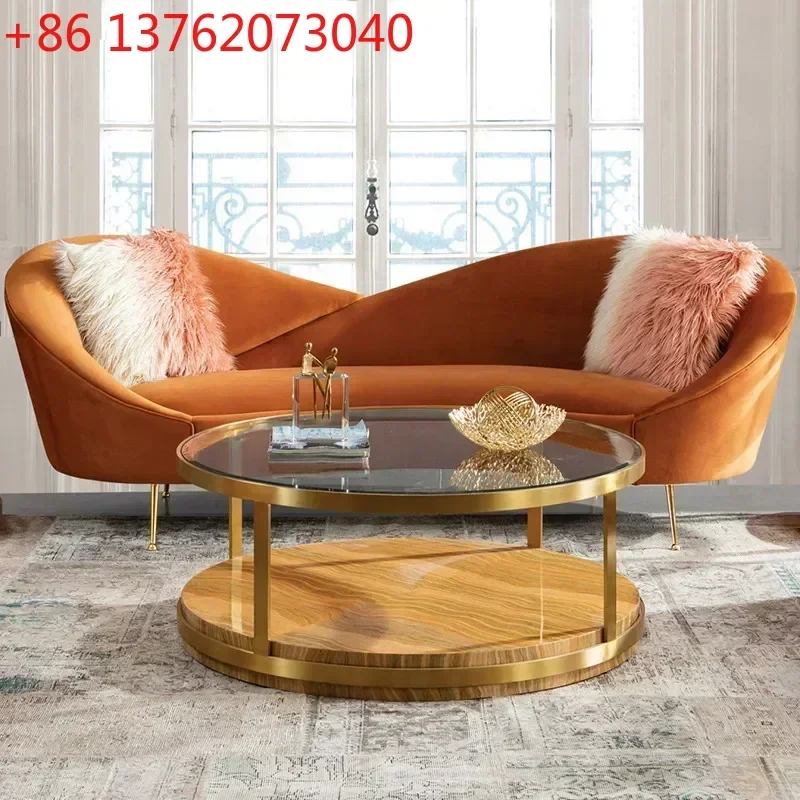 Sofá de Terciopelo para Sala de Estar, Relleno para Reposabrazos, Chaise Longue Nórdica, Puffs, Sofás Cama Plegables, Muebles para el Hogar
