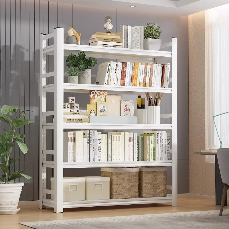 

Floor shelf Multi-layer living room Steel book storage rack Simple library bookcase