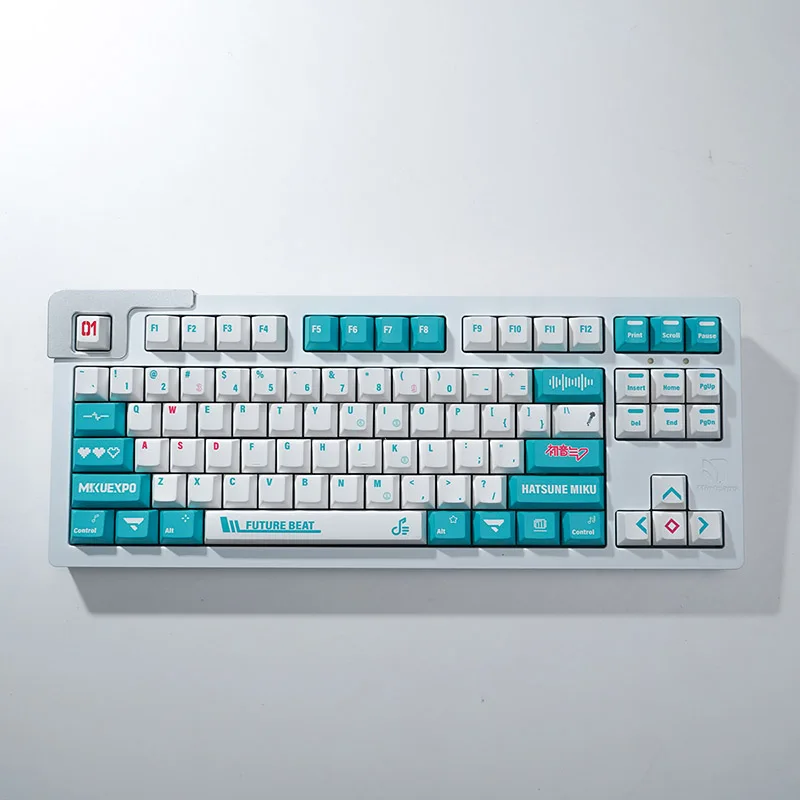 Imagem -02 - Pbt Anime Keycap Grupo Teclado Mecânico Perfil Cereja com Barra de Espaço 6.25u Pbt Clones Inglês Gmk Conjunto Grande