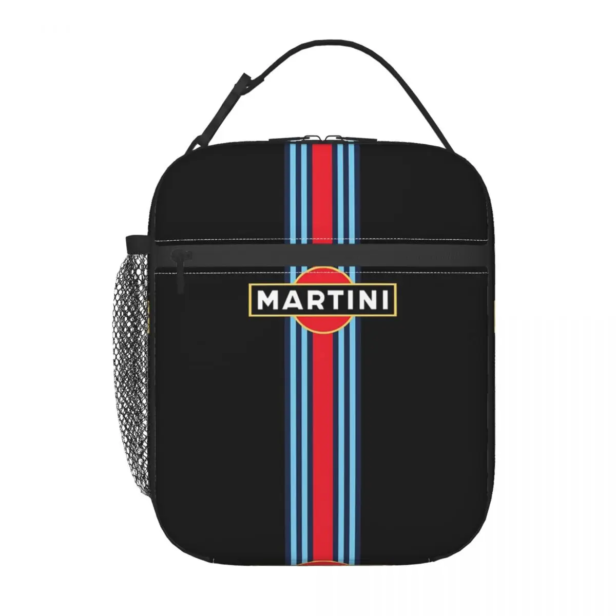 Martinis Race Sportscar Motor Racing Insulated Lunch Bag for Women Kids Portable Food Boxes Thermal Lunch Box Tote
