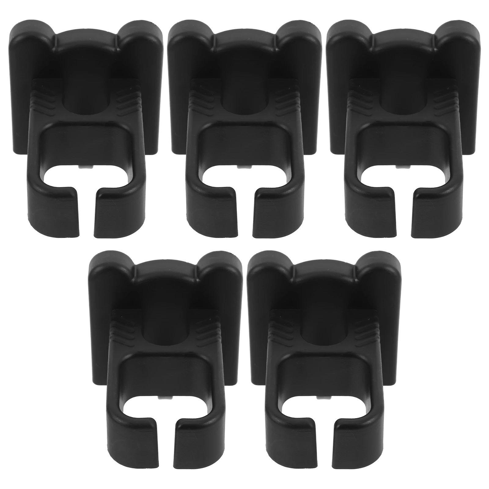 

5 Pcs Hair Dryer Rack Bathroom Holder Blow Storage Blowdryer Hanger Black Drying