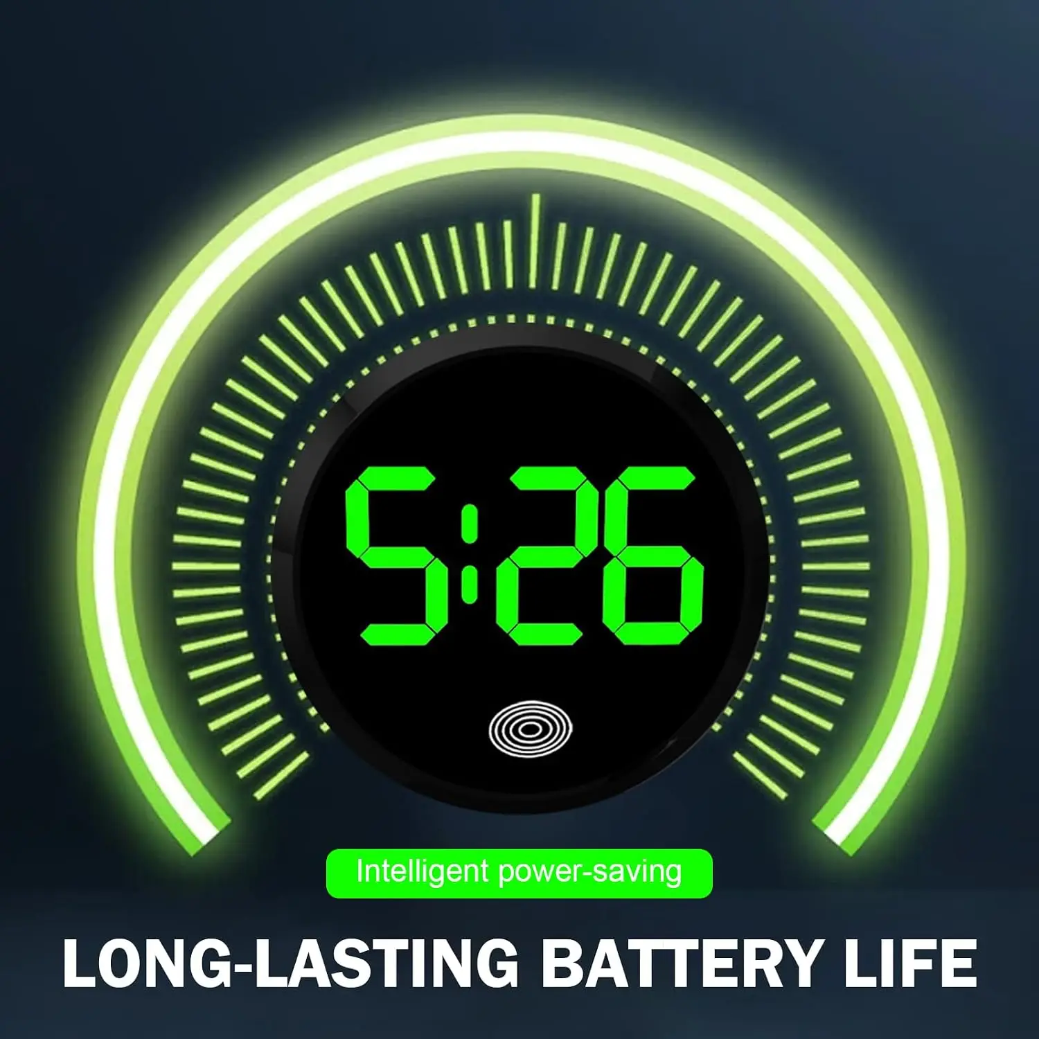 Universal Car Dashboard Digital Clock Fashionable LED Clock Touch-Control for Most Cars E-Bikes Study Desks Dashboard Watch view 5