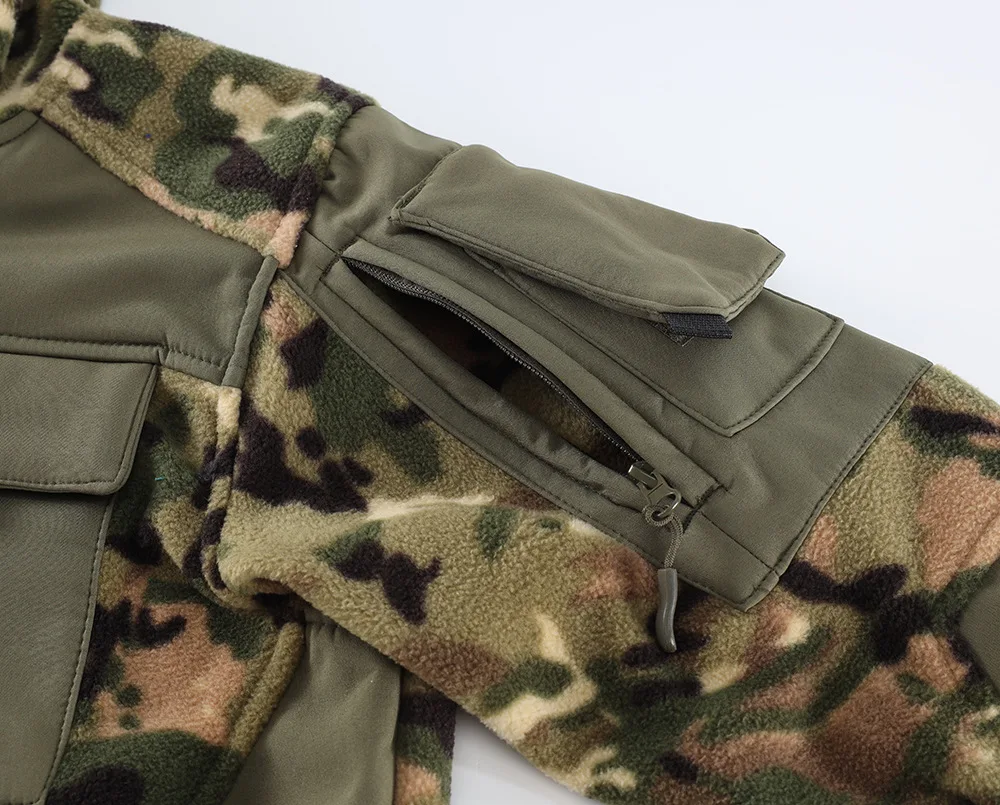 Winter Herren Outdoor Camouflage Jacke Set taktische Kapuzenjacke Winter warme Jacke Innenschicht Herren Winteranzug Herren Set – Detail 22