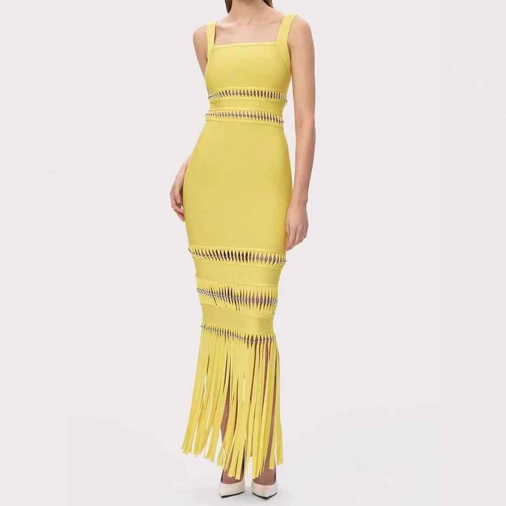 Rode mode grote bloem slanke tube top mouwloze bodycon dames party casual lange bandagejurk-GZXX1490