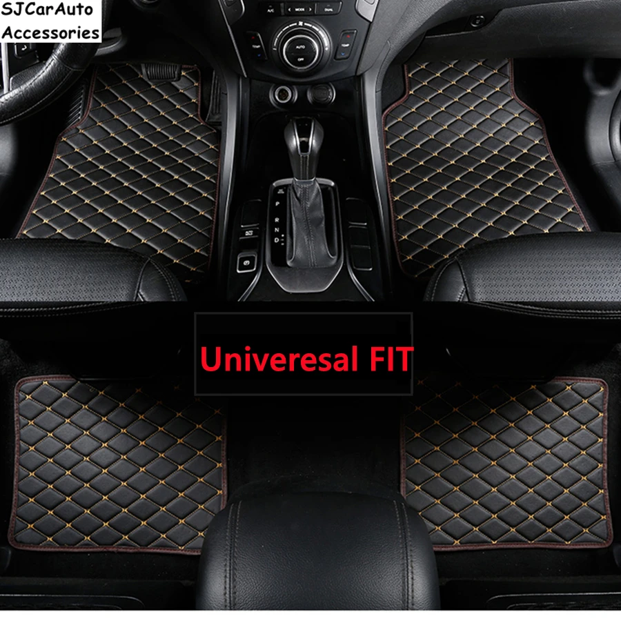 Universal Fit 4PCS XPE Car Floor Mat Liner Foot Pads For Jeep Compass Wrangler Patriot Grand Cherokee Liberty Renegade Commander