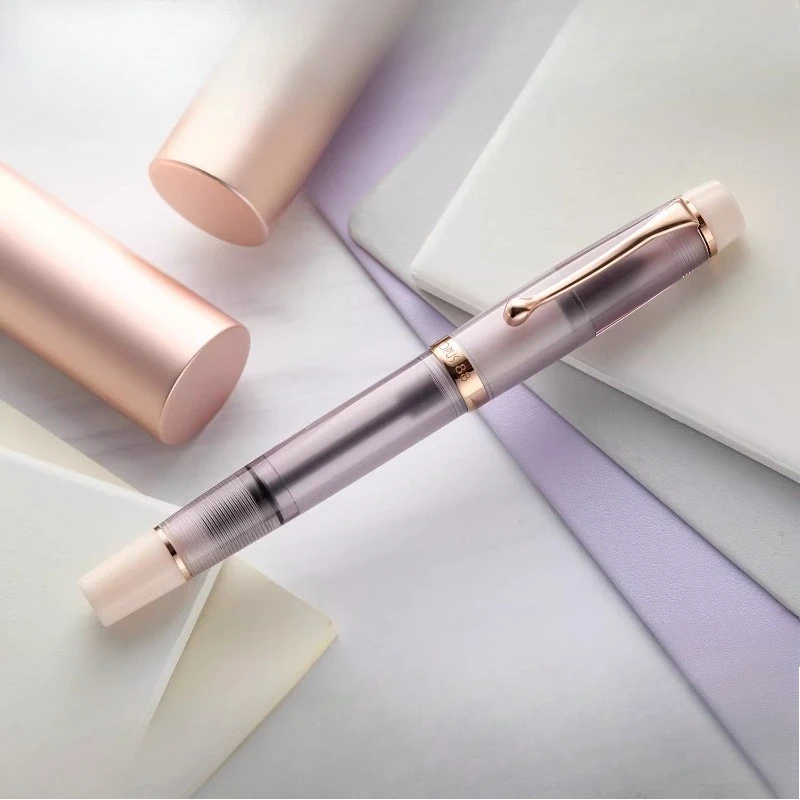 

Роскошная перьевая ручка OPUS 88 с мусом мокко, подарочная серебряная EF F 0,38 0,5 мм, перо DEMO, православные вставные тайваньские канцелярские принадлежности