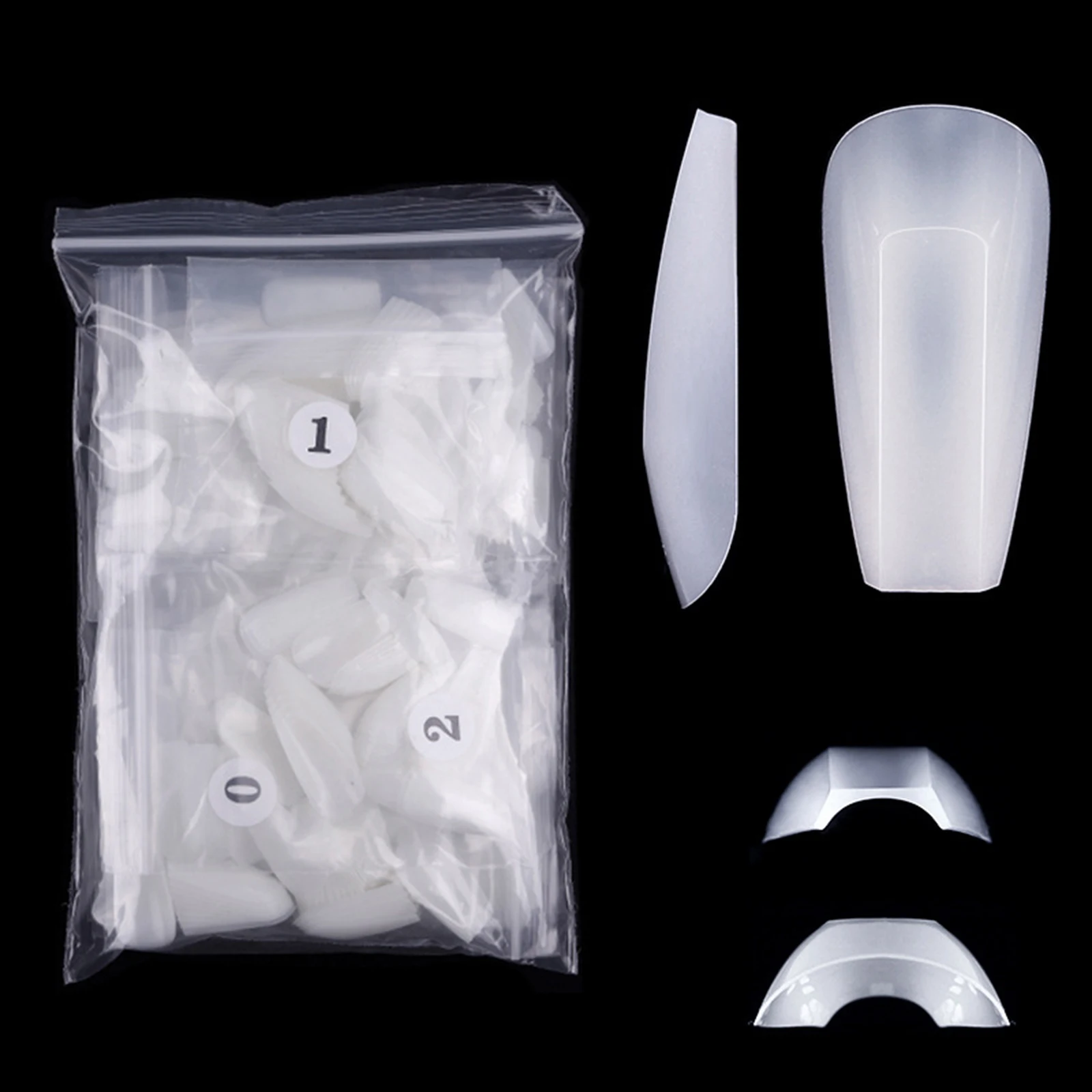 504x False Nail Extension Nails Simple Wide Applications Artificial for Home DIY