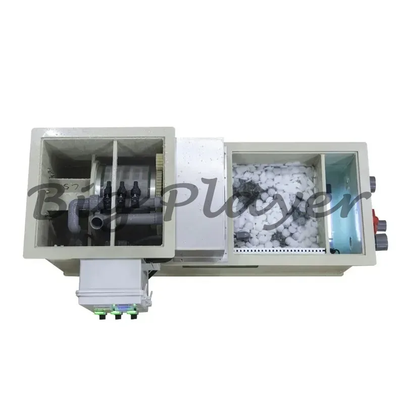 Aquaculture Fishpool Filtration Equipment Koi Fish Pond Farm Bio Filter System Koi Pond Rotary Drum Filter