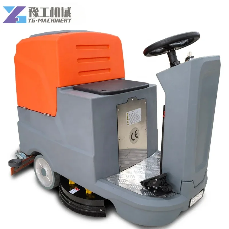 

YG F660 Battery Operated Ride on Floor Washing Machine Vacuum High Quality with CE Drive Floor Scrubber Cleaning Machine