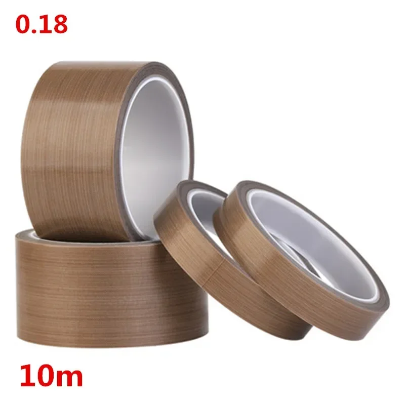 0.18mm 300 Degree High Temperature Resistance Adhesive Tape Cloth Heat Insulation Sealing Machine PTFE Tape