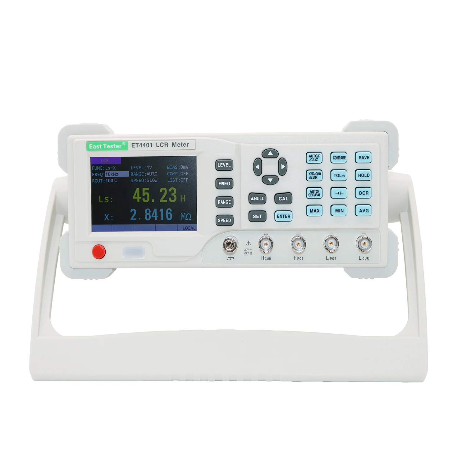 ET4501 ET4502 ET4510 Professional Lcr Meter Digital Capacitor Tester Benchtop Bridge Bridge 10Hz~100kHz Capacitor Inspection