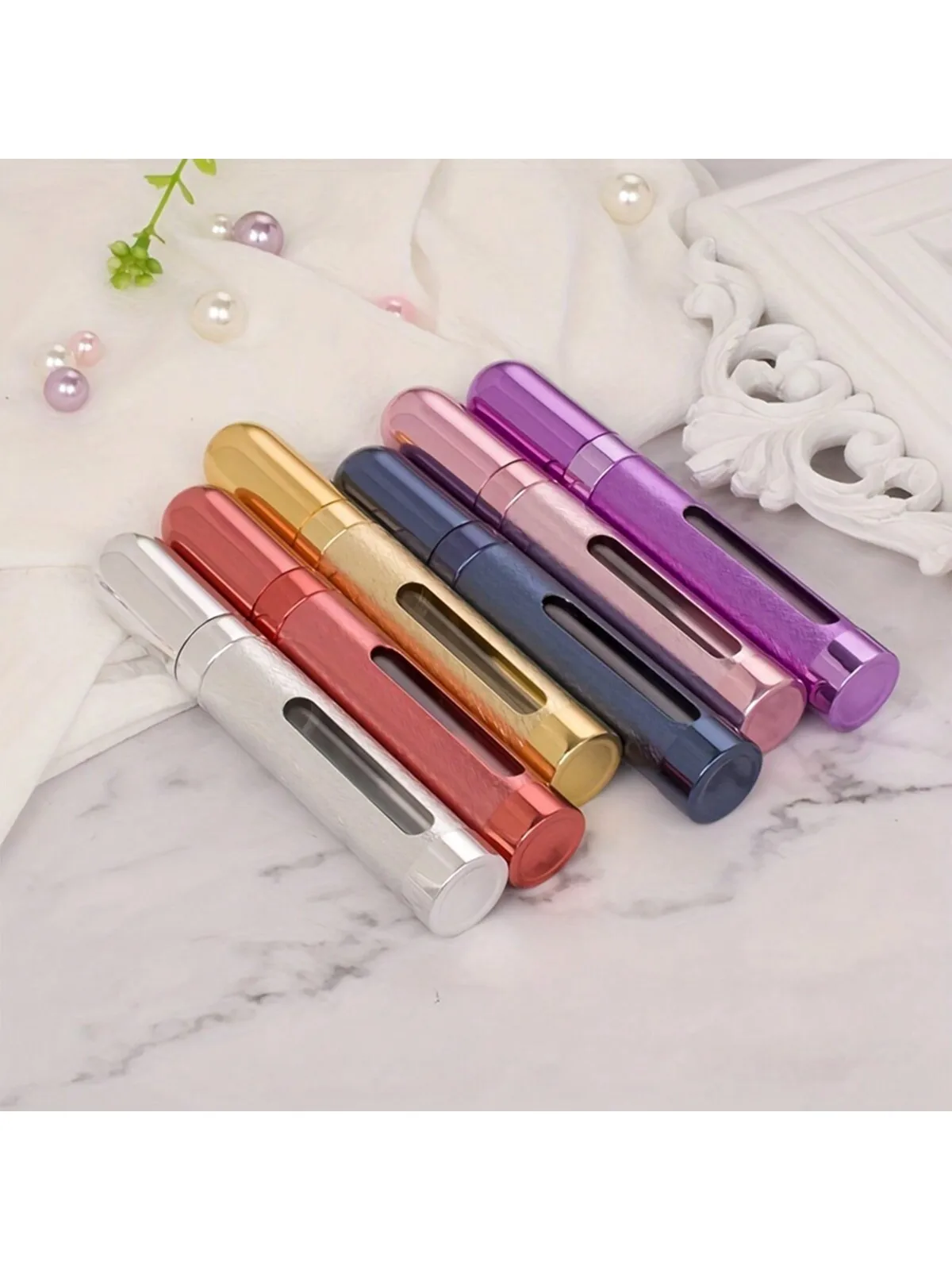 12 ml draagbare parfumspuitflessen met grote capaciteit - navulbaar, reisformaat, bodemvulling, cosmetische subbottelen, verstuiver, emp