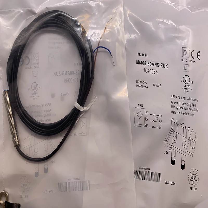 

New Proximity Switch Sensor in Stock MM08-60ANS-ZU0 MM08-60APS-ZU0 One-year Warranty High Quality Seller
