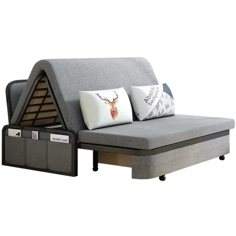 Creativity Lunch Break Folding Bed Sheet Double Office Nap Retractable Multifunctional Dual-Use Home Sofa Recliner