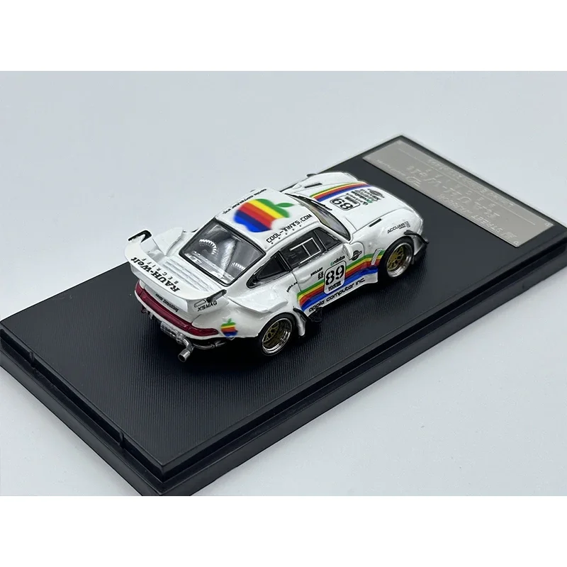 SW 1:64 RWB 993 White Diecast Diorama Car Model Collection Street Warrior