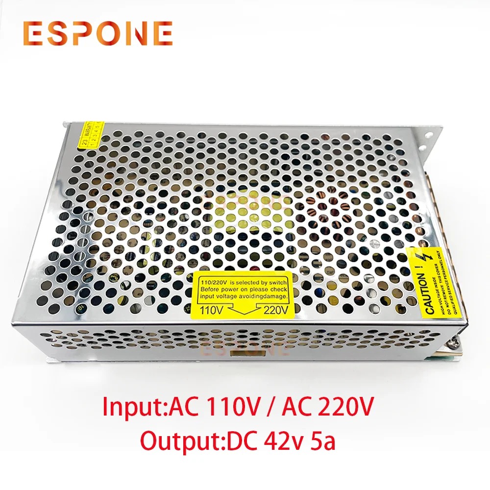 ESPONE power supply 42V 5A for Gongzheng Phaeton Infiniti Xuli Human Flora large format printer DC power supply box