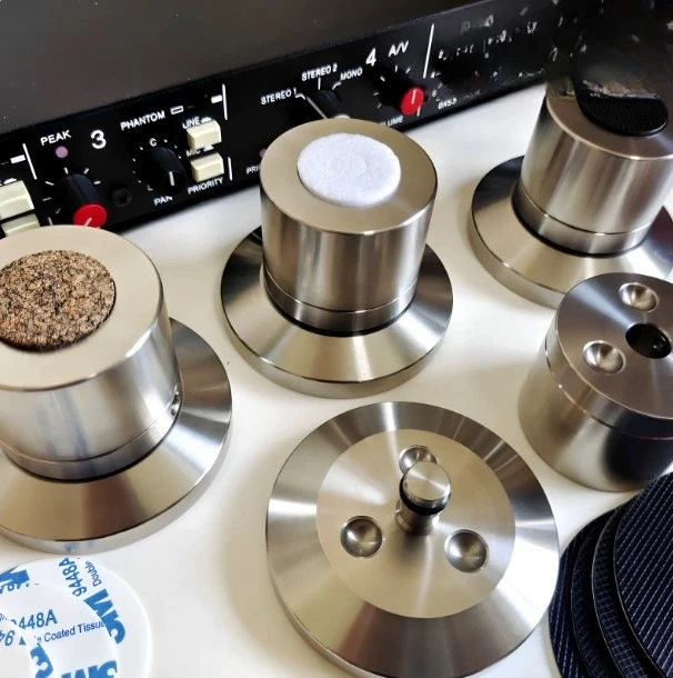 304 Stainless Steel Audio Isolation Feet for Amplifier DAC Shock Absorber Pads
