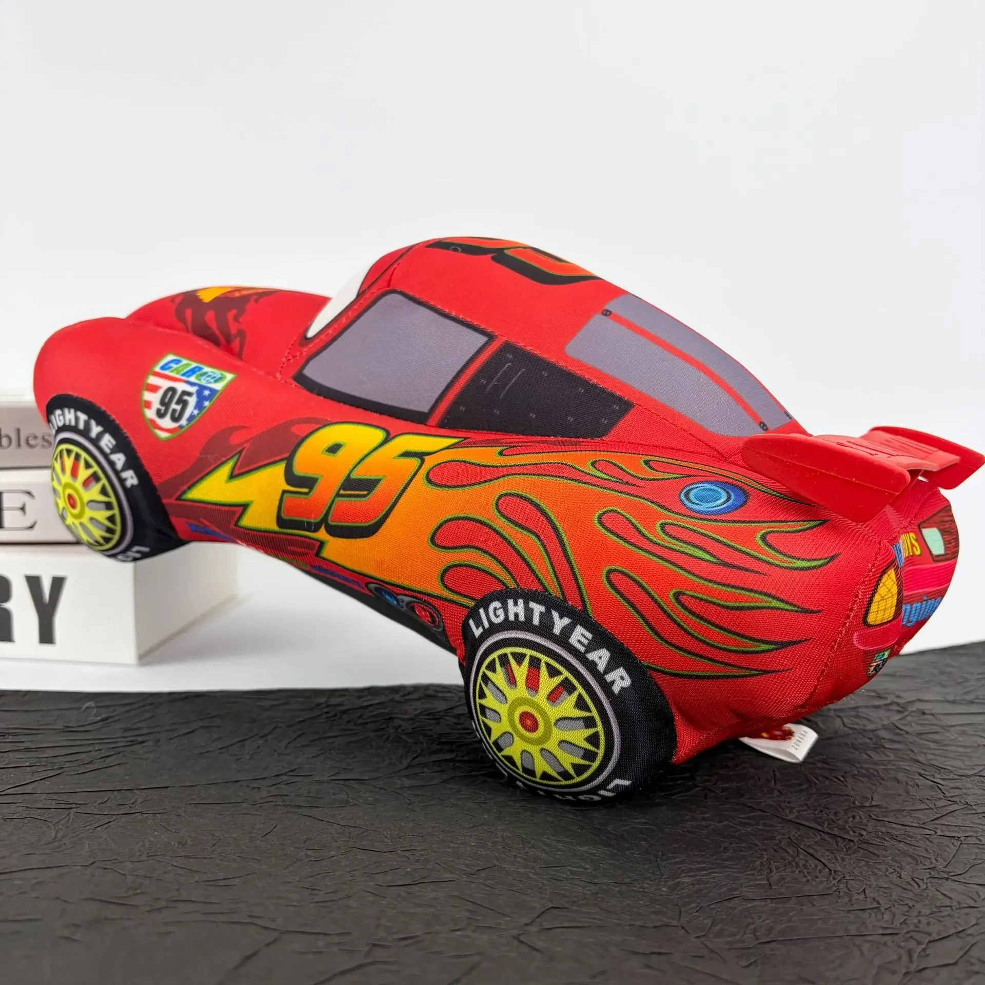 Disney Cars Lightning McQueen diy,Plush Doll, Car Shaped Doll Pillow, Children's Boy Birthday Gift Toy， Cars Bedroom ornaments
