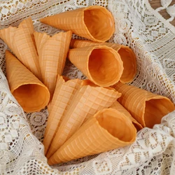 Simulation Ice Cream Crispy cone Model, Realistic icecream, Fake Food, Photo Prop, Display Decoration, Dessert Shop, 1Pc