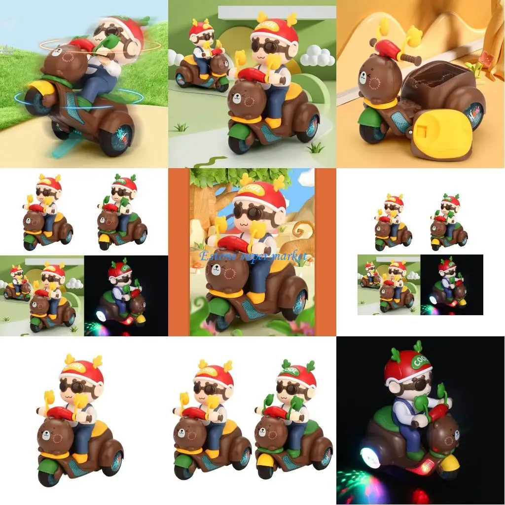 

090b Light Up Electronic Car Toy Toy Make Massing Light Rotate Toy Toy Kids подарок