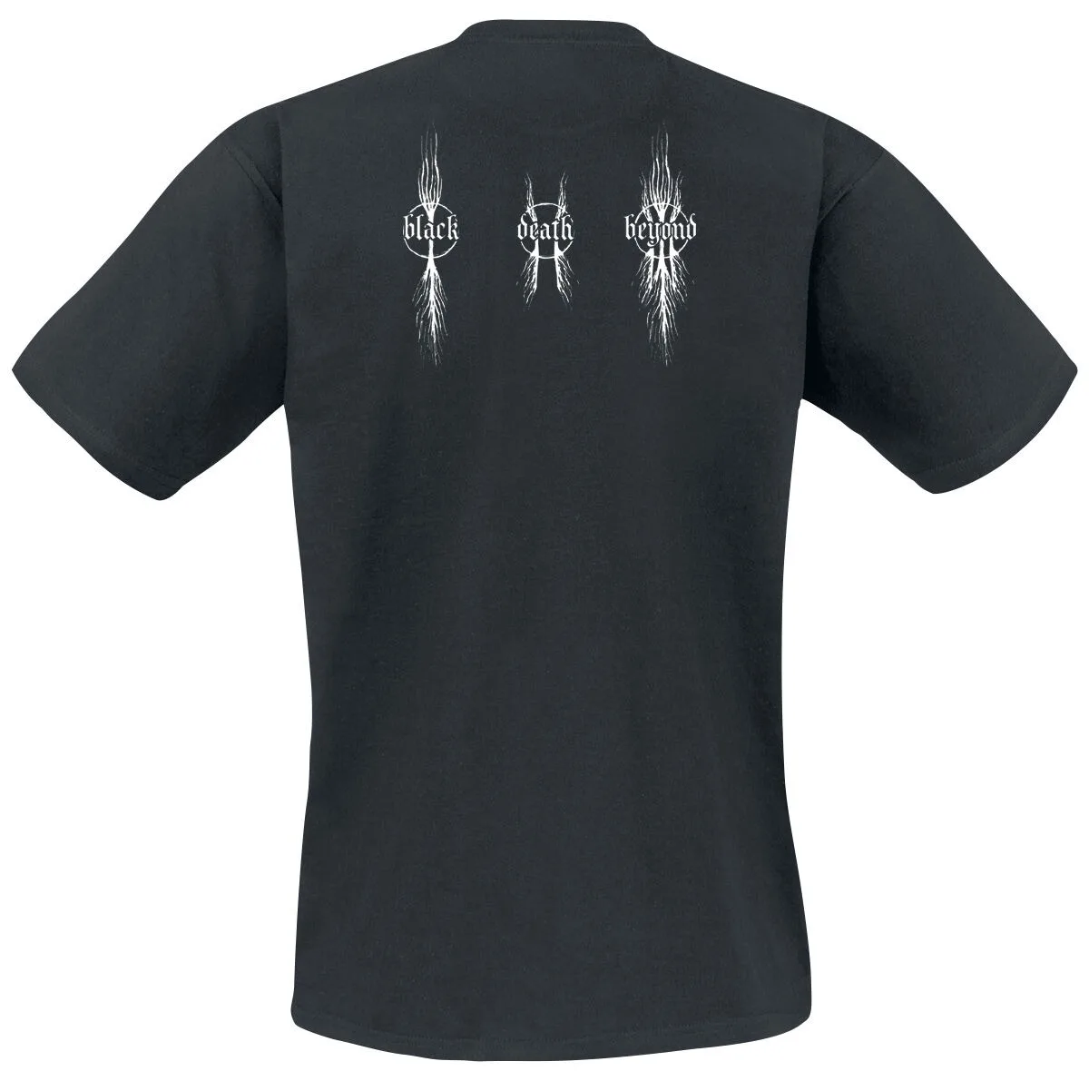 Darkthrone Black Death and Beyond Unisex T-shirt, Dark Forest Print, Raw Black Metal Band Casual Tee