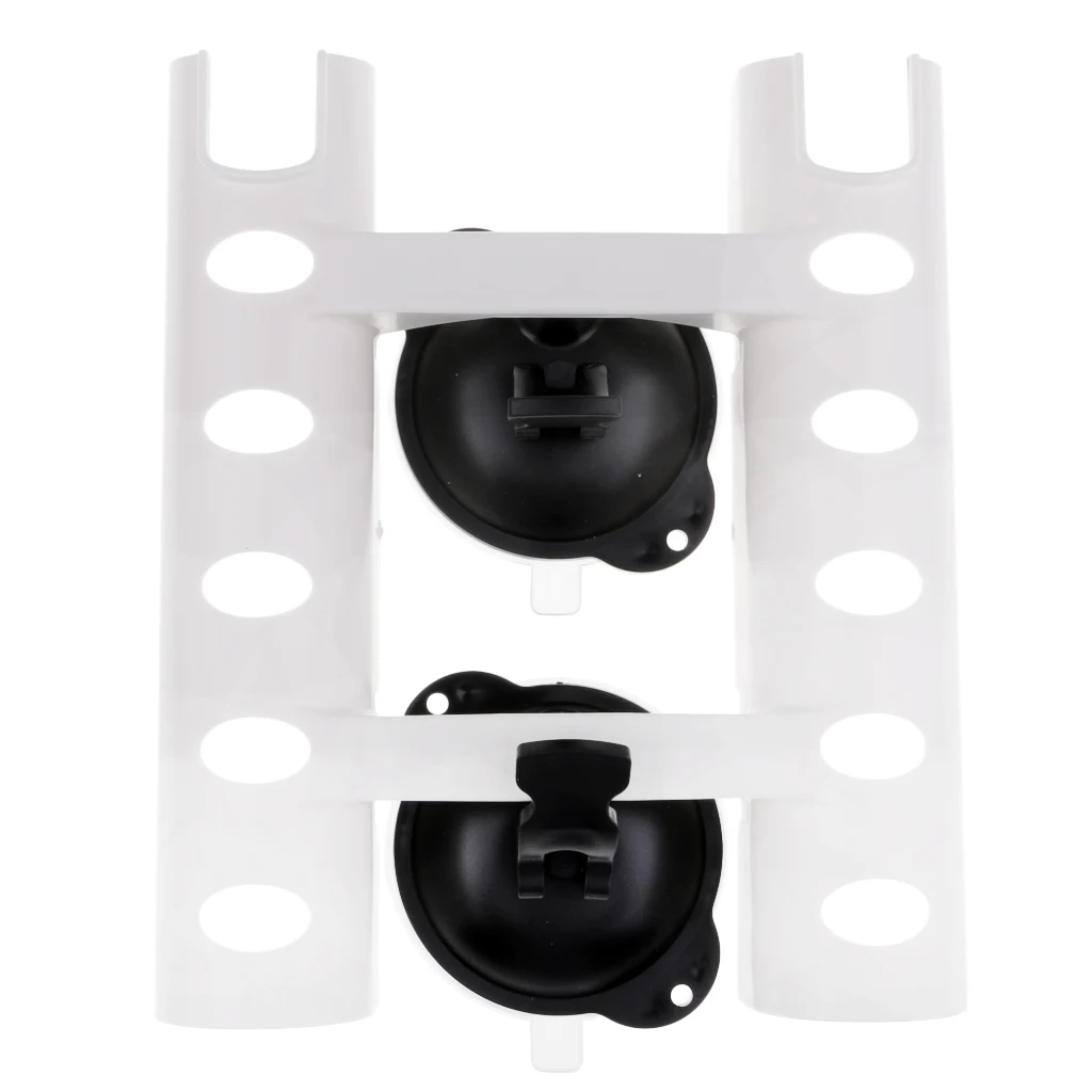 

Suction Cup Fishing Rod Rack 2 Tube Rod Holder for Car/Truck/SUV/Fishing Box