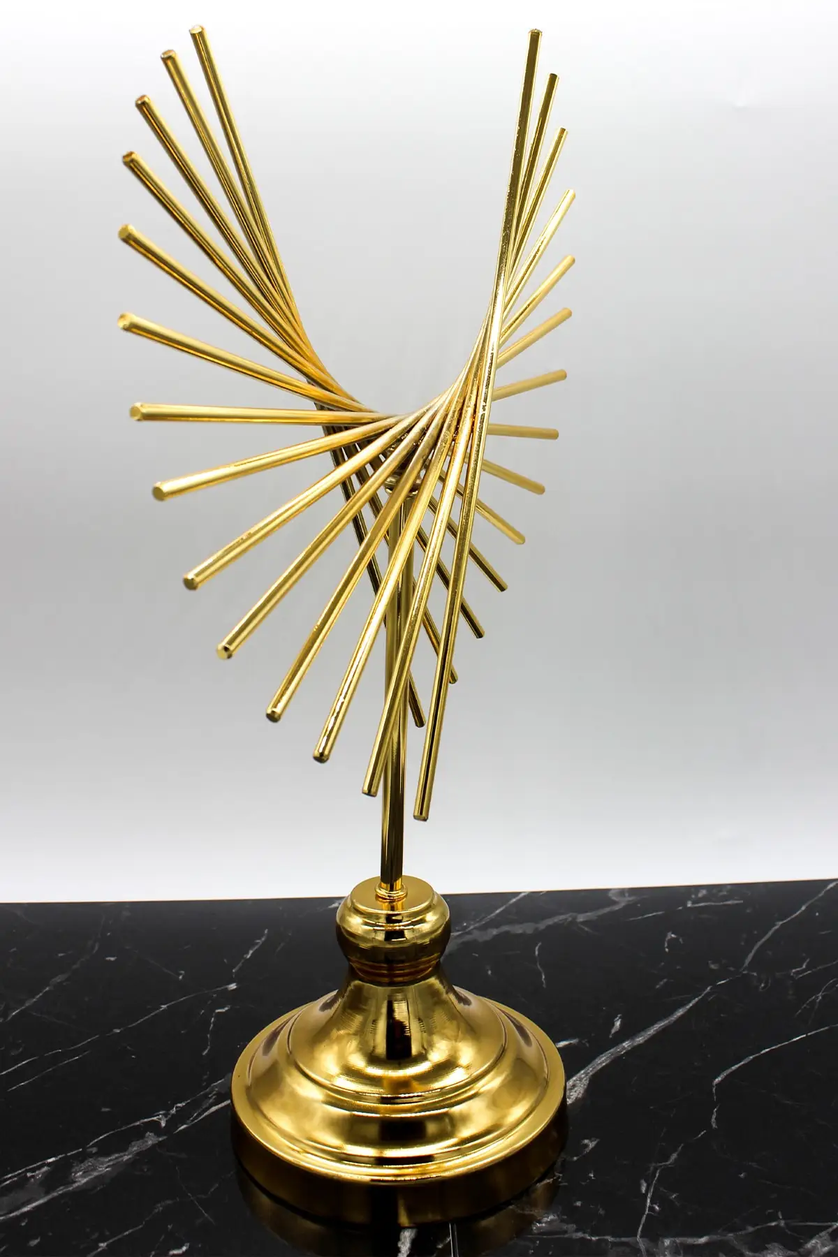 Metall Edelstahl Gold Decor Palm PLMG2