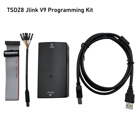 Комплект для обновления прошивки Tongsheng TSDZ8 TSDZ, программатор J-Link V9, инструмент для прошивки Open Source Firmware OSF, для электровелосипедов, DIY