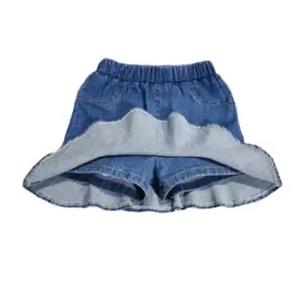 

4-16Years Teenage Girls Skirt Shorts Summer Kids Denim Shorts for Big Girls Beach Clothes Toddler Girl Short Pants 6 8 10 12 14