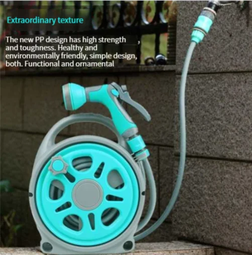 13/16M Portable Garden Pipe Hose Reel Cart Watering Hose Car  Water Spray Gun Agricultural Garden Storage Suit Garden sprinklers