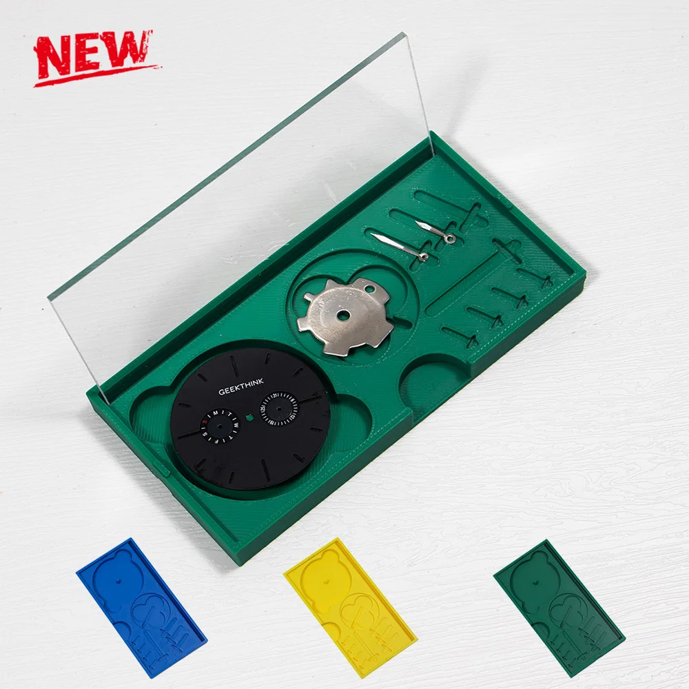 Watch Parts Storage Box Container Watch Dials Placement Tray for Points Accessories Watches Repair Tool Watches Movement Storing
