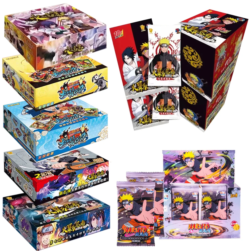 

Wholesale Bargain Price Little Dino Naruto Card Complete Series Booster Box Rare Complete Peripheral Collection Card Toy Gift