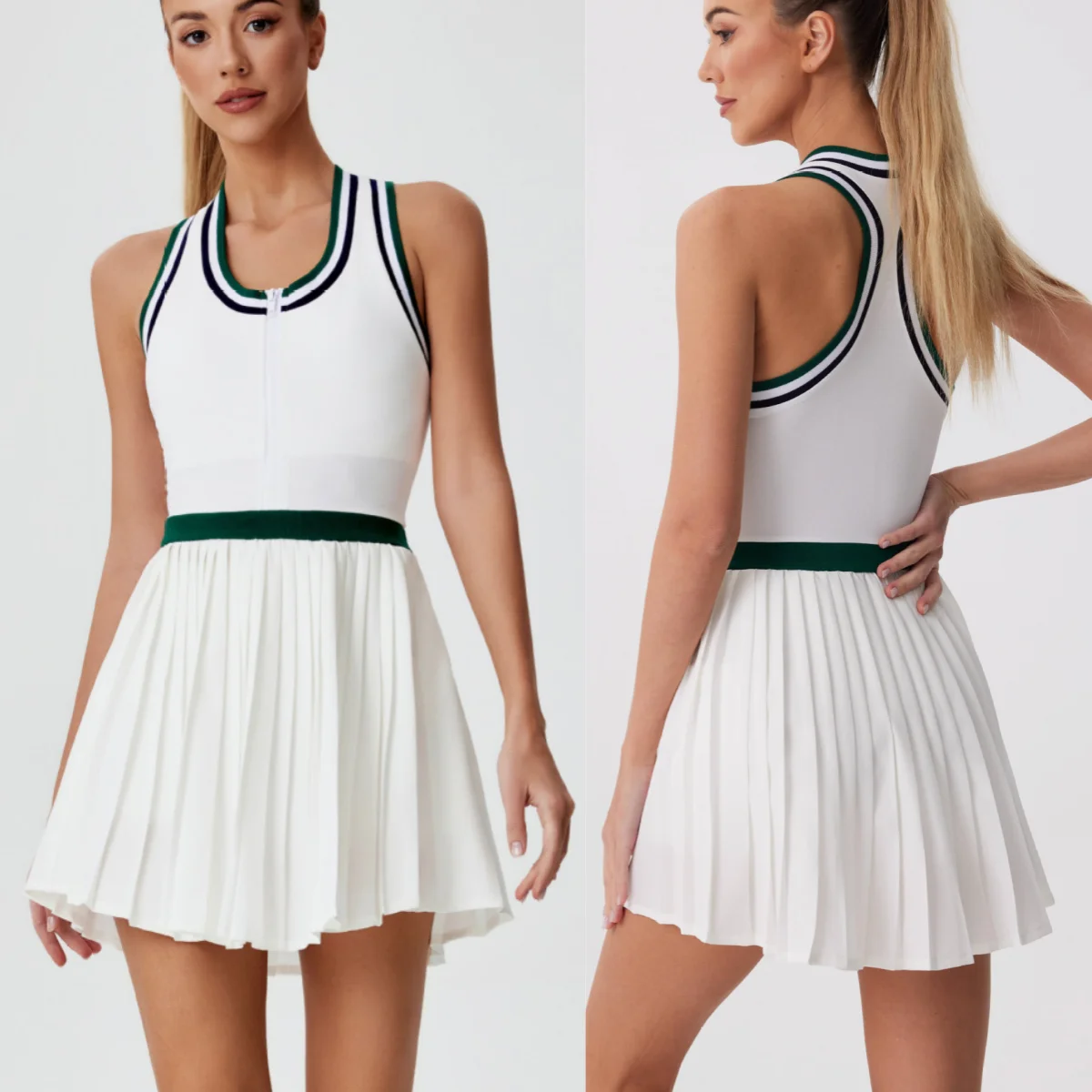 

Tennis Dress Women Soft Thin Breathable Skirts Golf Badminton Solid Nylon Outfits Female Activewear Workout Clothing sport dress