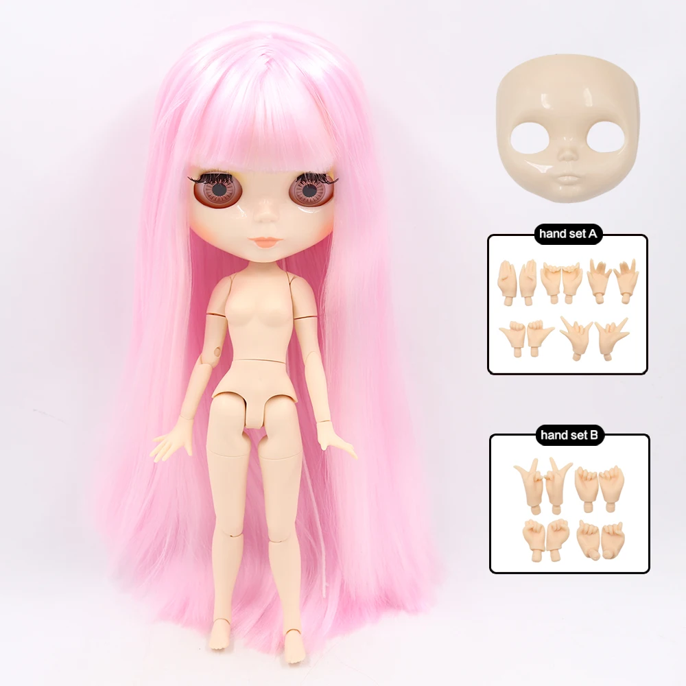 ICY DBS Blyth Doll Joint Body 30CM BJD Toy White Shiny Face and frosted Face with Extra Hands AB and Panel 1/6 DIY Fashion Doll image 3