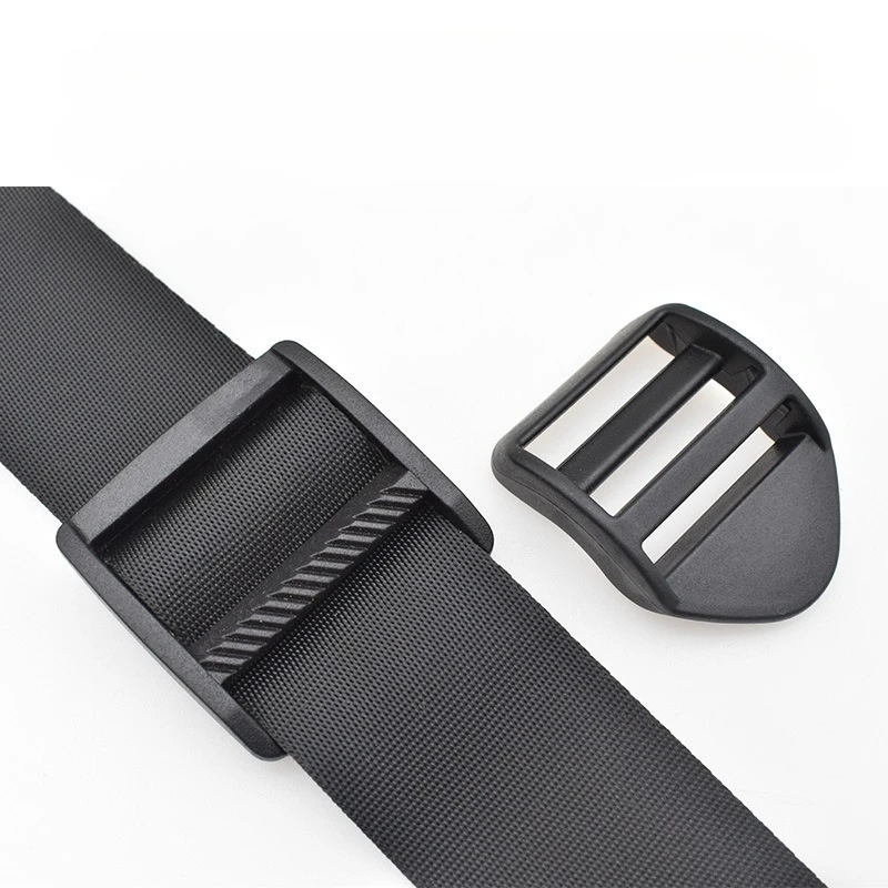 10Pcs 20/25mm Plastic Tri-Glide Buckle Anti-Slip Curved Flat Ladder Lock Webbing Adjuster for Backpack School Bag Luggage Strap