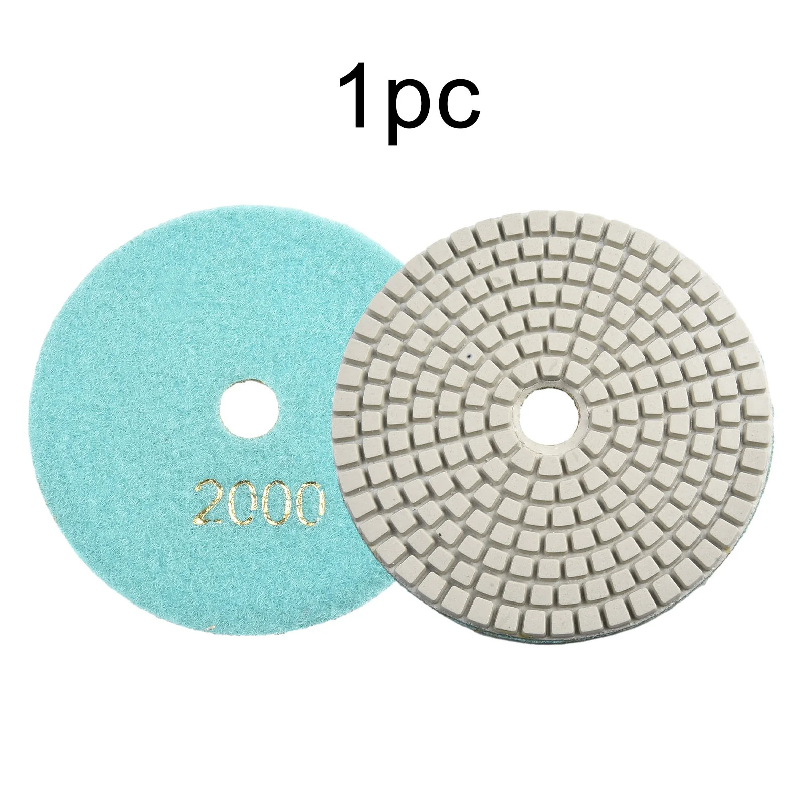 4In 30-10000grit 다이아몬드 연마 패드 습식/건식 화강암 석재 콘크리트 대리석 샌딩 그라인딩 디스크 100mm 후크 및 루프 백킹