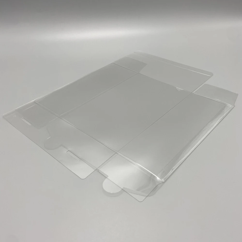 Caixa transparente de plástico pet, vitrine transparente para controle de jogo ps5 dualsense, caixa de coleção de armazenamento