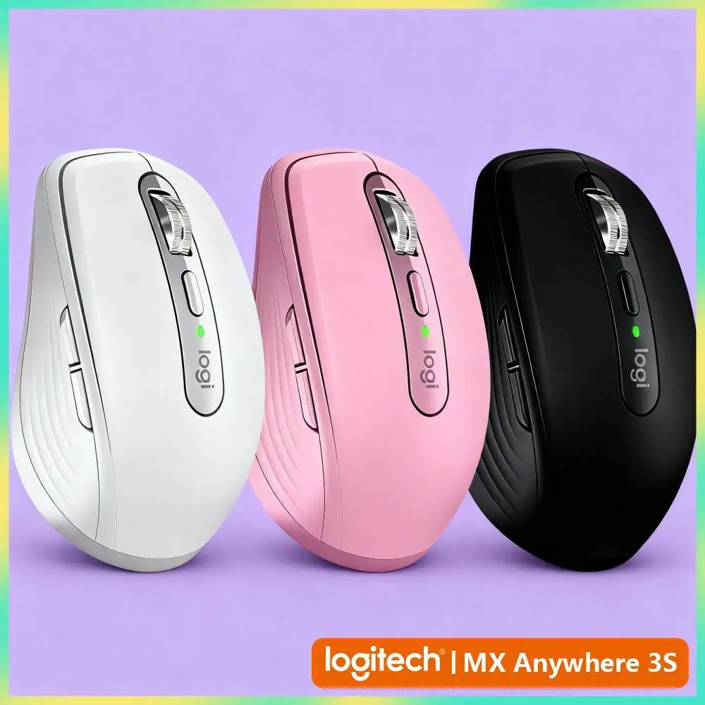Premium MX Anywhere 3S - 8000 DPI, USB-C Fast Charge, Anti-Slip, Ideal for Fitness Store & Order Confirmation