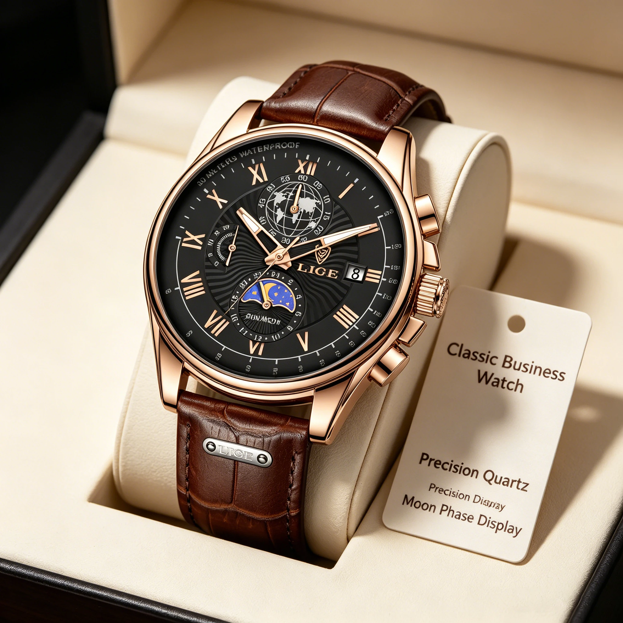 2026 LIGE Men's Watches Top Br - đánh giá và giá Luxury Bags Brands List