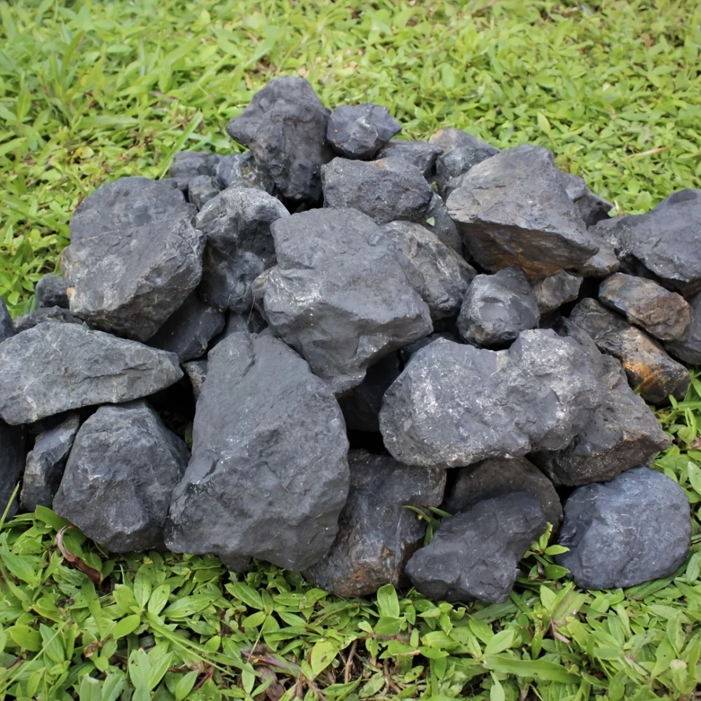 Pierre de Shungite 100% authentique, Shungite d'élite, Pierres roulées, Purification de l'eau, Cristaux de guérison, Spécimen minéral