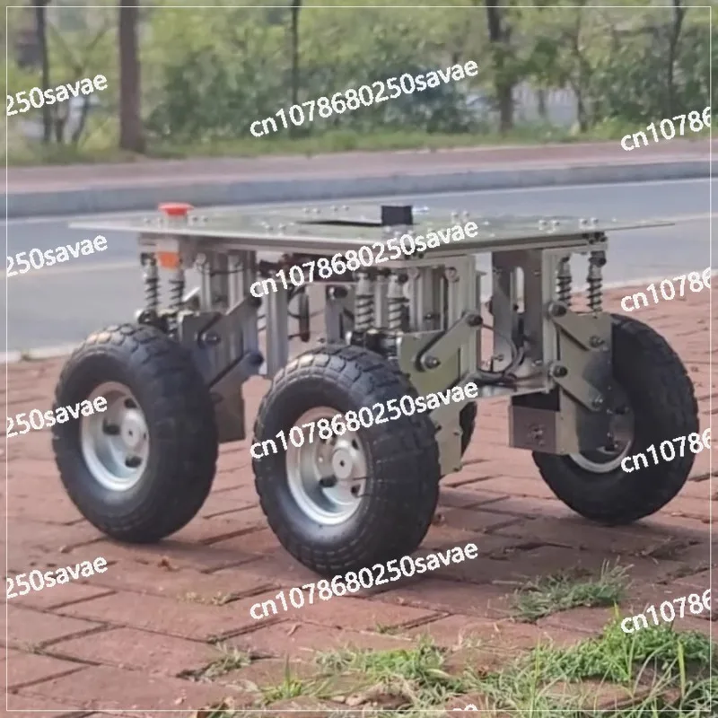 عربة خارجية للطرق الوعرة 4WD، هيكل دوران تفاضلي، روبوت ROS، القيادة المستقلة #4