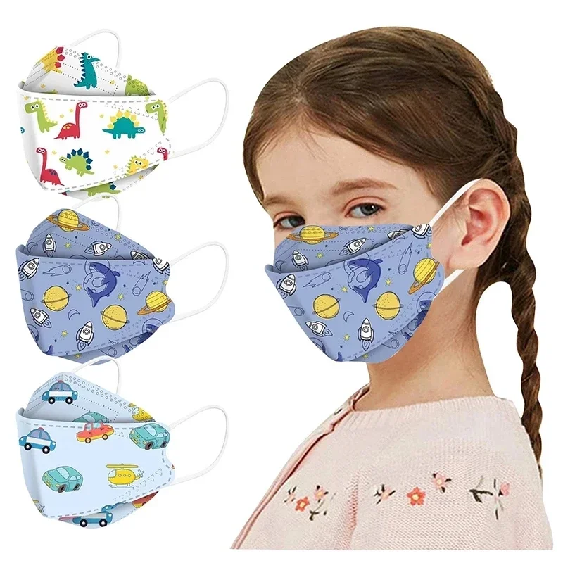 Child FFP2 KN95 Mask Kid 4-12 8-15Years Old Cartoons Masque Boys Girls Children Mascarillas CE Face Mask Safety fpp2